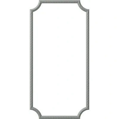 Ekena Millwork Reeded Acanthus Leaf Panel Moulding Ki In White