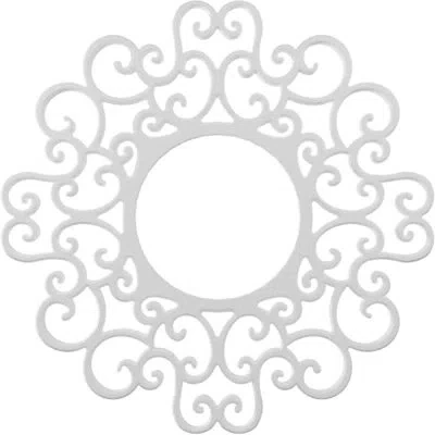 Ekena Millwork Reims Architectural Grade Pvc Pierced Ceiling Medallion In Unfinished