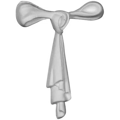Ekena Millwork Ribbon 3" H X 2 3/8" W X 3/8" D Onlay In White