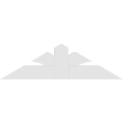 Ekena Millwork Richland Architectural Grade Pvc Gable Bracket In White