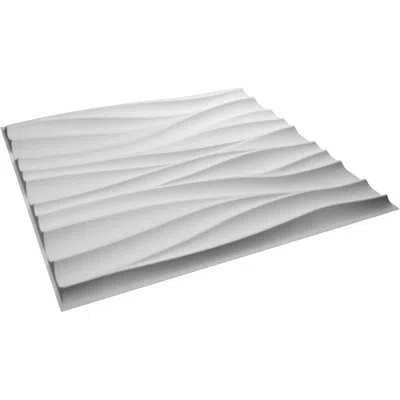 Ekena Millwork Ripple Endurawall Decorative 3d Wall Panel In Smooth