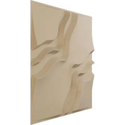 Ekena Millwork Rogue Endurawall Decorative 3d Wall Panel In Beige