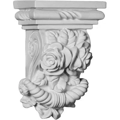 Ekena Millwork Rose Corbel In White