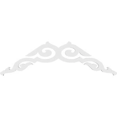 Ekena Millwork Rotherham Signature Urethane Gable Pediment, Primed Tan In Primed Tan;primed Tan