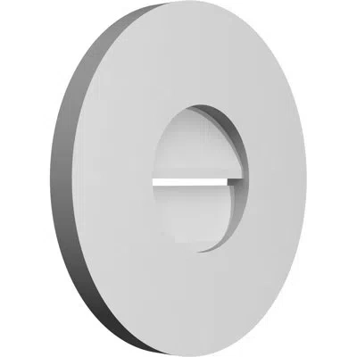 Ekena Millwork Round Surface Mount Signature Urethane Functional Gable Vent, Primed