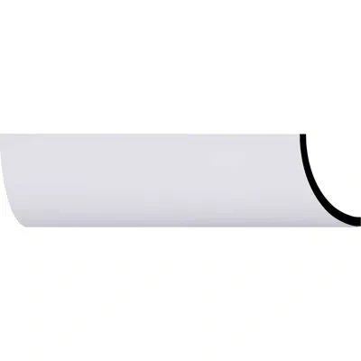 Ekena Millwork Sample - Endurathane Crown Moulding, 3 7/8"h X 3 7/8"p X 5 1/2"f X 12"l, Factory Primed In White