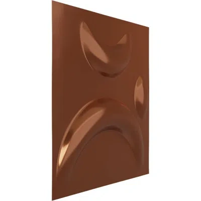 Ekena Millwork Seville Endurawall Decorative 3d Wall Panel In Bright Coat Copper