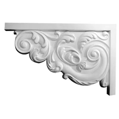 Ekena Millwork Small Ashford Stair Bracket, Left In Unfinished