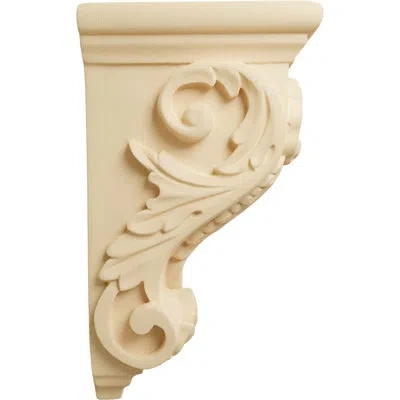 Ekena Millwork Small Shell Corbel In Hard Maple