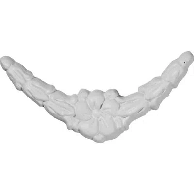 Ekena Millwork Southampton 2" H X 4 1/8" W Onlay Scroll In White