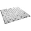 Ekena Millwork Staggered Brick Endurawall Decorative 3d Wall Panel In Smooth