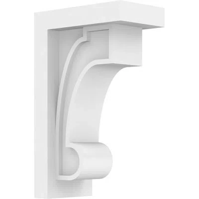 Ekena Millwork Standard Alma Signature Urethane Corbel, Primed Tan In Primed Tan;primed Tan