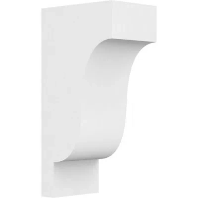 Ekena Millwork Standard Newport Signature Urethane Corbel, Primed Tan In Primed Tan;primed Tan