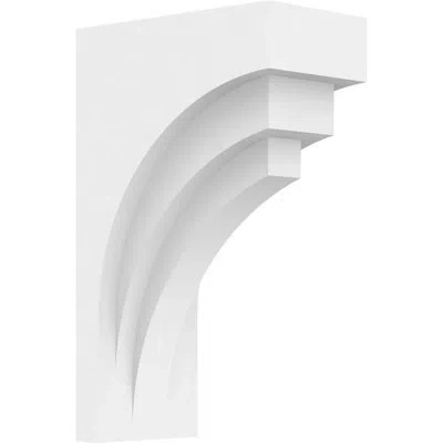 Ekena Millwork Standard Rockford Signature Urethane Corbel, Primed Tan In Primed Tan;primed Tan