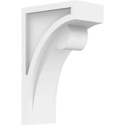 Ekena Millwork Standard Viola Signature Urethane Corbel, Primed Tan In Primed Tan;primed Tan