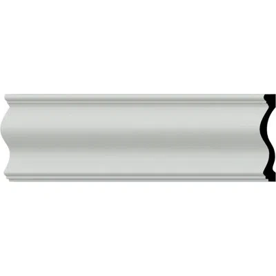 Ekena Millwork Stockport 6 3/4" H X 94 1/2" W X 1 1/4" D Chair Rail In White