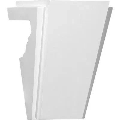 Ekena Millwork Stockport 8"h X 5 3/4"w X 4 5/8"d Keystone In White