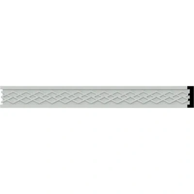 Ekena Millwork Swindon 1 1/8"h X 96 1/8"w X 3/8"d Chair Rail In White