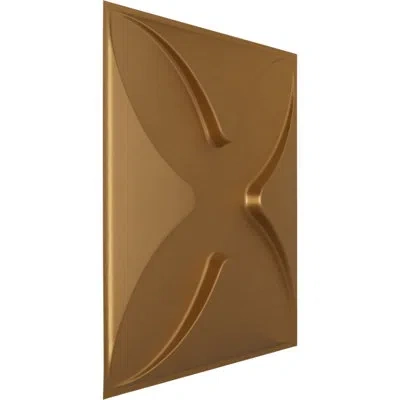 Ekena Millwork Swindon Endurawall Decorative 3d Wall Panel In Bright Coat Copper