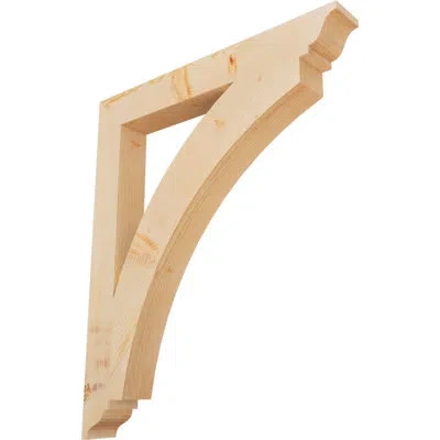Ekena Millwork Thorton Traditional Bracket In Douglas Fir (smooth)