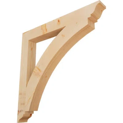 Ekena Millwork Thorton Traditional Bracket In Douglas Fir (smooth)