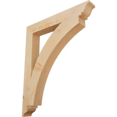 Ekena Millwork Thorton Traditional Bracket In Douglas Fir (smooth)