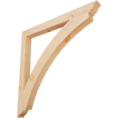 Ekena Millwork Thorton Traditional Bracket In Douglas Fir (smooth)