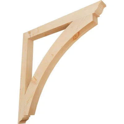 Ekena Millwork Thorton Traditional Bracket In Douglas Fir (smooth)