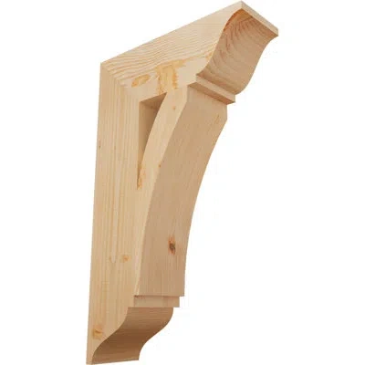 Ekena Millwork Thorton Traditional Bracket In Douglas Fir (smooth)