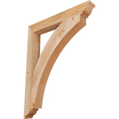 Ekena Millwork Thorton Traditional Bracket In Western Red Cedar (smooth)