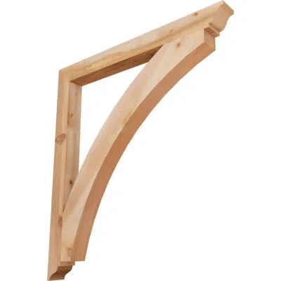 Ekena Millwork Thorton Traditional Bracket In Western Red Cedar (smooth)