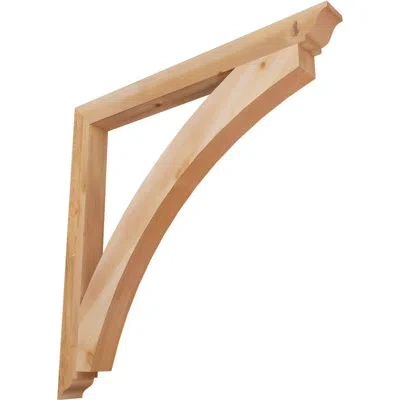Ekena Millwork Thorton Traditional Bracket In Western Red Cedar (smooth)