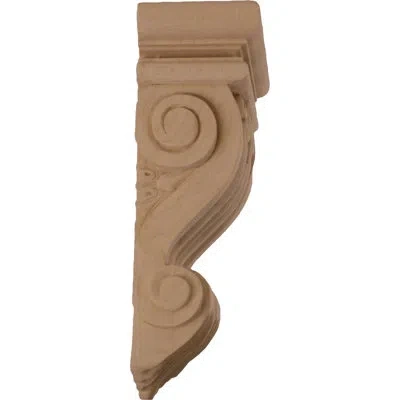 Ekena Millwork Traditional Leaf Corbel In Alder