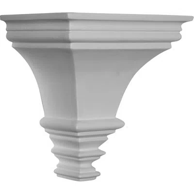 Ekena Millwork Traditional Sconce Corbel In White
