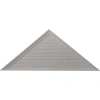 Ekena Millwork Triangle Gable Vent, Non-functional In White
