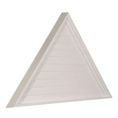 Ekena Millwork Triangle Gable Vent, Non-functional In White