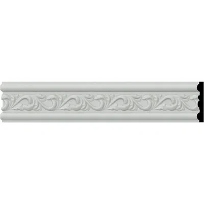 Ekena Millwork Tristan 2" H X 94 1/2" W X 3/8" D Chair Rail In White