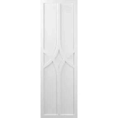 Ekena Millwork True Fit Pvc Cedar Park Fixed Mount Shutters In Unfinished