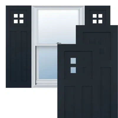Ekena Millwork True Fit Pvc San Antonio Mission Style Fixed Mount Shutters In White