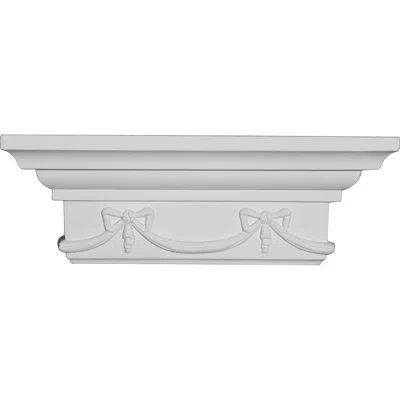Ekena Millwork Versailles Wall Shelf In White