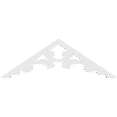 Ekena Millwork Vienna Architectural Grade Pvc Gable Peditment (4/12) Pitch In White