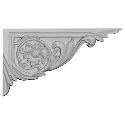Ekena Millwork Vincent Stair Bracket, Right In Unfinished