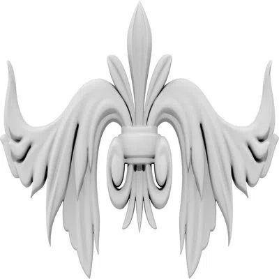 Ekena Millwork Washington Rosette Applique In White