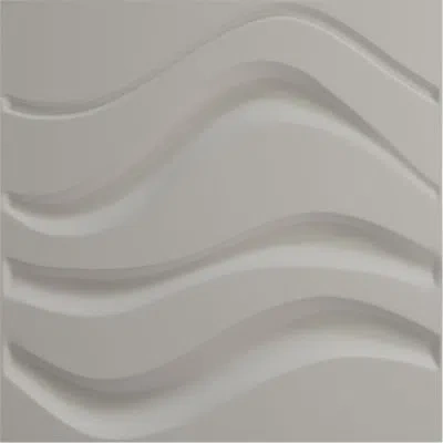 Ekena Millwork Wave Endurawall Decorative 3d Wall Panel In Bright Coat Copper
