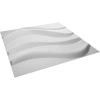 Ekena Millwork Wave Endurawall Decorative 3d Wall Panel In Smooth