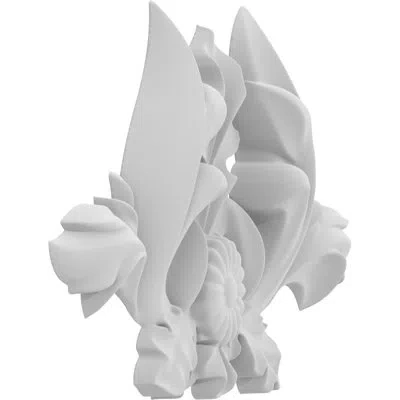 Ekena Millwork Wayne Rosette Applique In White