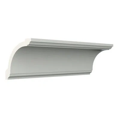Ekena Millwork Wesley Crown Moulding In White