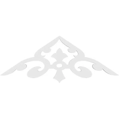 Ekena Millwork Whitman Architectural Grade Pvc Gable Peditment (4/12) Pitch In White