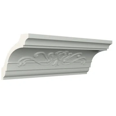 Ekena Millwork Willow Crown Moulding In White