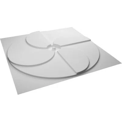 Ekena Millwork Windmill Endurawall Decorative 3d Wall Panel In Smooth
